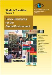 Cover of: World in Transition, Volume Two: New Structures for Global Environmental Policy (World in Transition)