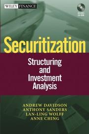 Cover of: Securitization: Structuring and Investment Analysis (Wiley Finance)