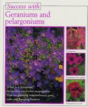 Cover of: Geraniums and Pelargoniums (Success with)