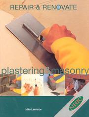 Cover of: Repair and Renovate: Masonry and Plastering (Repair & Renovate)