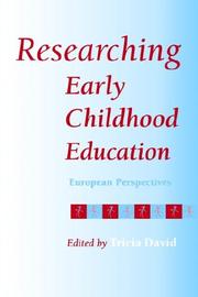 Cover of: Researching Early Childhood Education: European Perspectives