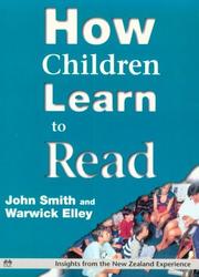 Cover of: How Children Learn to Read: Insights from the New Zealand Experience
