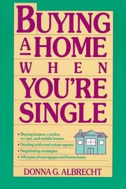 Cover of: Buying a home when you're single