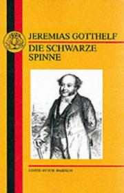 Cover of: Gotthelf: Die Schwarze Spinne (German Texts)