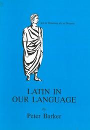 Cover of: Latin In Our Language (Latin Language) (Latin Language)