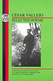 Cover of: Vallejo: Selected Poems (BCP Spanish Texts)