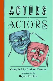 Cover of: Actors on Actors