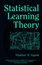 Cover of: Statistical learning theory by Vladimir Naumovich Vapnik