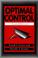 Cover of: Optimal control