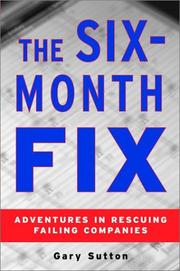 Cover of: The Six Month Fix by Gary Sutton, Gary Sutton