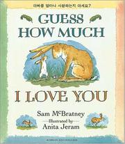 Cover of: Guess How Much I Love You (Korean/English) by Sam McBratney
