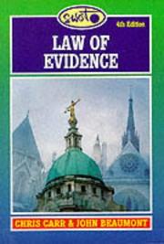 Law of evidence by C. J. Carr, John Beaumont