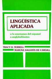 Cover of: Lingüística aplicada a la enseñanza del español a anglohablantes