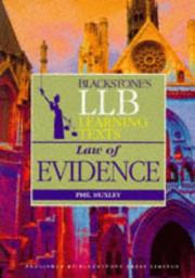 Cover of: LLB Learning Text (Blackstones LLB Learning Texts)