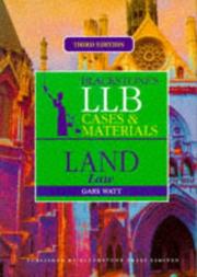 Cover of: LLB Cases and Materials (Blackstones LLB Cases & Materials)