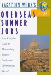 Cover of: Overseas Summer Jobs, 1998 (29th ed)