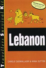Cover of: Traveller's Survival Kit: Lebanon (Traveller's Survival Kit)