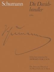 Cover of: Die Davidsbundler, Op. 6 (Signature S.) by Howard Ferguson