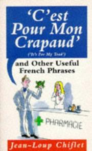 Cover of: C'est Pour Mon Crapaud
