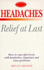 Cover of: Headaches by Megan Gressor