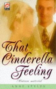 Cover of: That Cinderella Feeling (Scarlet) by Anne Styles