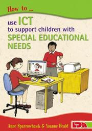 Cover of: How to Use ICT Effectively with Children with Special Educational Needs