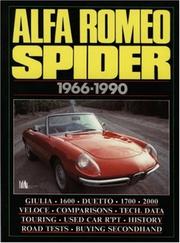 Cover of: Alfa Romeo Spider 1966-90 by R.M. Clarke