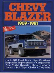 Cover of: Chevy Blazer 1969-1981 by R.M. Clarke