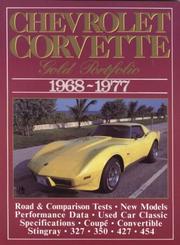 Cover of: Chevrolet Corvette 1968-77 Gold Portfolio
