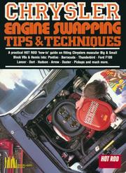 Cover of: Chrysler Engine Swapping Tips & Techniques (Hot Rod Technical Library) by R. M. Clarke