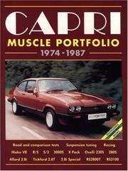 Cover of: Capri Muscle Portfolio 1974-1987: Ford (European) Road Test Book (Muscle Portfolio S.)
