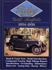 Cover of: Riley Gold Portfolio 1924-39 (Gold Portfolio)