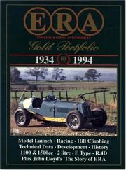 Cover of: E.R.A. 1934-1994 Gold Portfolio