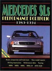 Cover of: Mercedes SLs 1989-1994 Performance Portfolio by R.M. Clarke