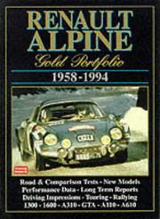 Cover of: Renault Alpine Gold Portfolio (Gold Portfolio Series)