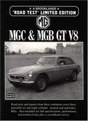 Cover of: MGC & MGB GT V8 Roadtest