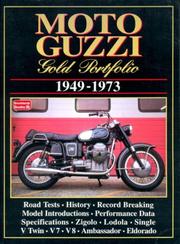 Cover of: Moto Guzzi: Gold Portfolio 1949-1973 (Gold Portfolio)