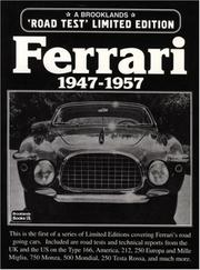 Cover of: Ferrari 1947-1957 Road Test