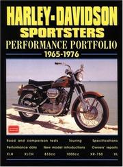 Cover of: Harley-Davidson Sportsters 1965-76 Performance Portfolio by R.M. Clarke