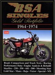 Cover of: BSA Singles 1964-74 (Gold Portfolio)