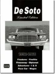 Cover of: De Soto: 1952-1960 (Limited Edition)