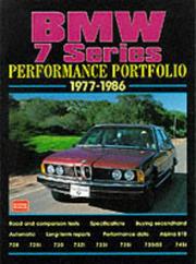 Cover of: BMW 7 Series 1977-86 Performance Portfolio