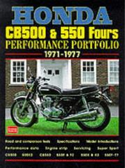 Cover of: Honda CB500 & 550 Fours | R.M. Clarke