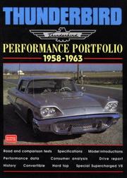Cover of: Thunderbird 1958-1963-Performance Portfolio