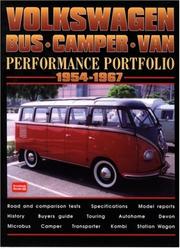 Cover of: Volkswagen Bus-Camper-Van 1954-1967 -Performance Portfolio