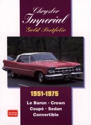 Cover of: Chrysler Imperial 1951-1975 Gold Portfolio | R.M. Clarke