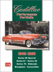 Cover of: Cadillac 1948-1958 Performance Portfolio