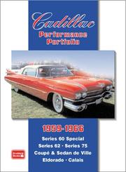 Cover of: Cadillac 1959-1966 Performance Portfolio