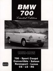 Cover of: BMW 700 Limited Edition 1959-1965 (Limited Edition)