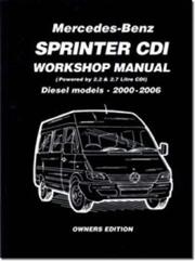 Cover of: Dodge/Mercedes-Benz Sprinter CDI Workshop Manual 2000-2006 | R. M. Clarke